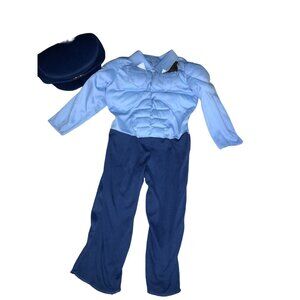 Policeman Muscle costume  Halloween Power Suit   Dress Up Role Play